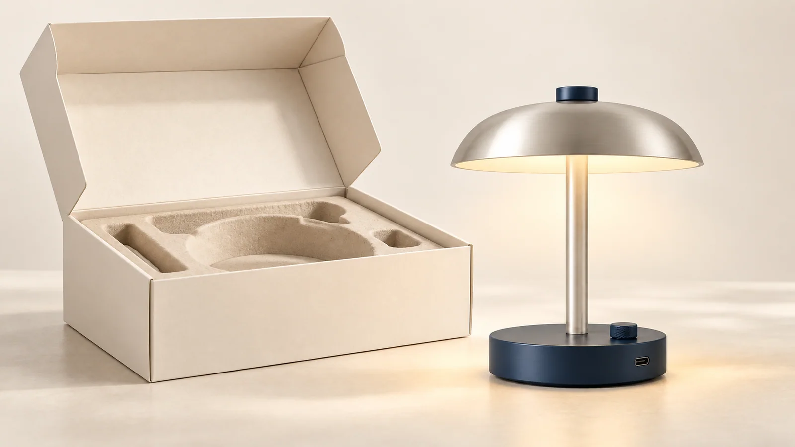 Fictional Arclet Portable concept by the invented Cinderline Design Studio: imagined retail and packaging setting.