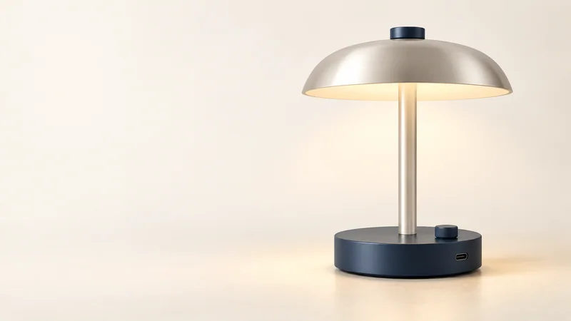 Fictional Arclet Portable concept by the invented Cinderline Design Studio: product hero view.